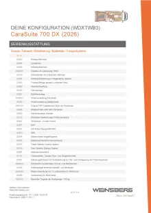Fahrzeugbild Weinsberg CaraSuite 700 DX Im Zulauf #5