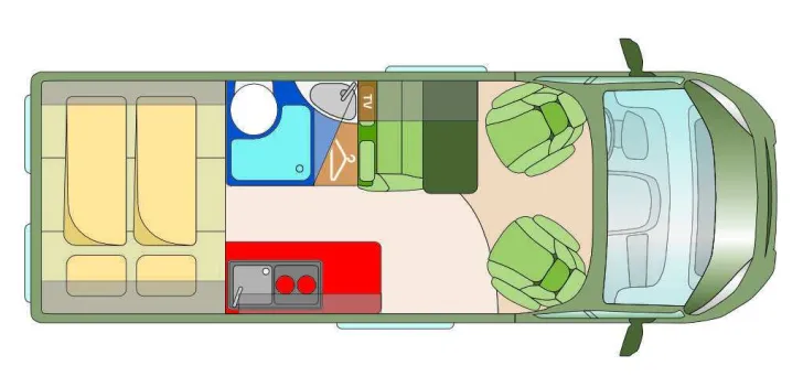 Grundriss Tag Roadcar R 600 ----> jetzt € 8.658,- sparen!