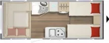 Grundriss Tag Bürstner Averso Plus 520 TL Top gepflegt
