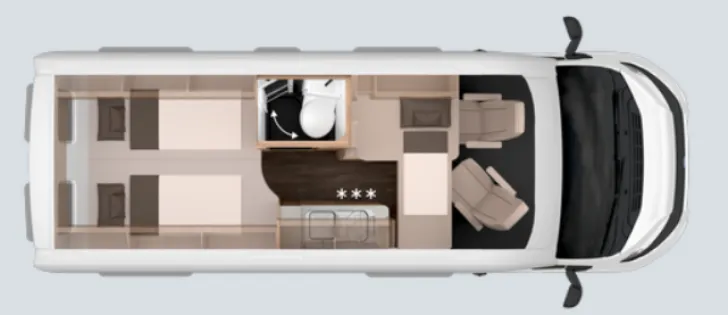 Grundriss Nacht Knaus BoxLife 600 ME Platinum Selection