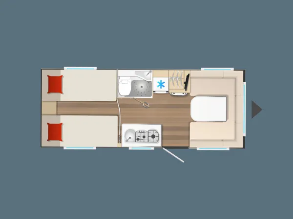 Tagesgrundriss Bürstner Averso 535 TL Tagesgrundriss Bürstner Averso 535 TL